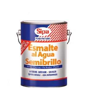 Esmalte al Agua Semibrillo Blanco SIPA Galón
