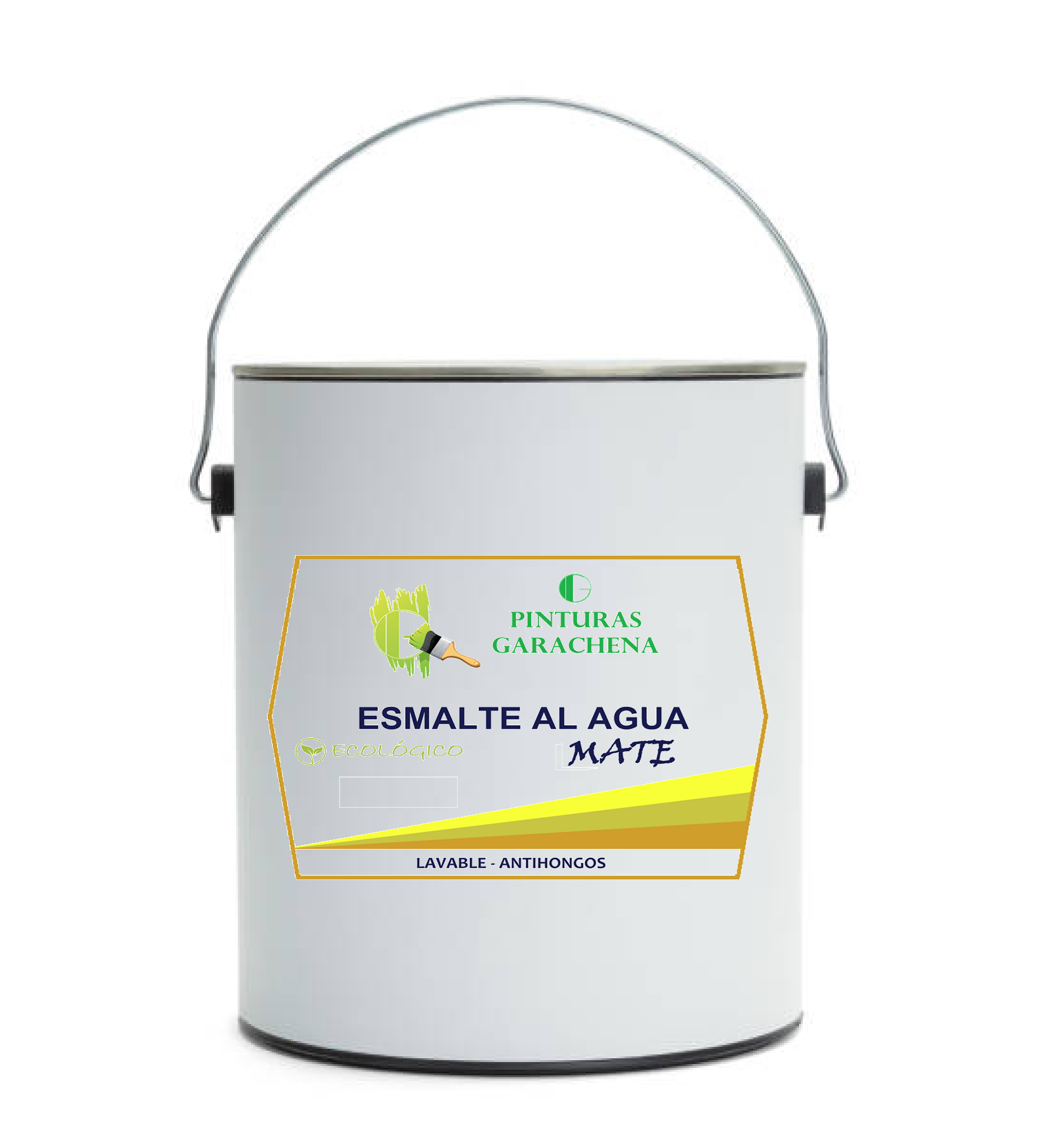 Esmalte al Agua Mate Blanco GARACHENA Galón